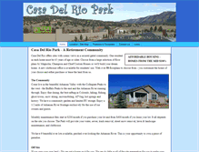 Tablet Screenshot of casadelriopark.com